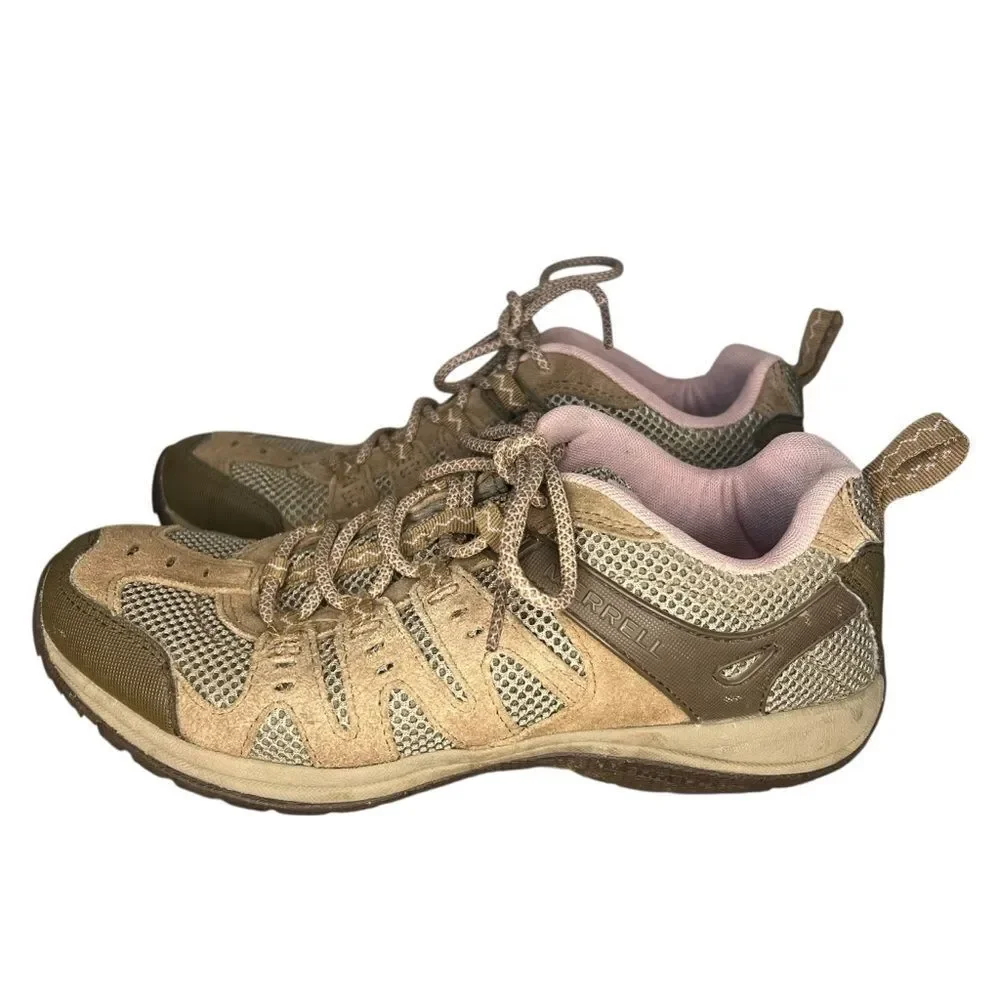 Merrell Keepsake Sneakers Otter/Lilac Womens 8M Hiking Walking Athletic Shoes
